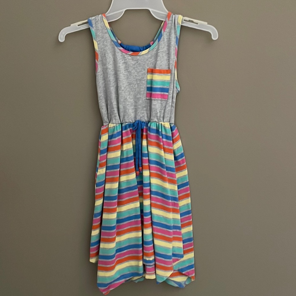 Girls rainbow dress